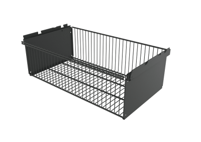 Корзина выдвижная Титан GS 563х340х181 черная